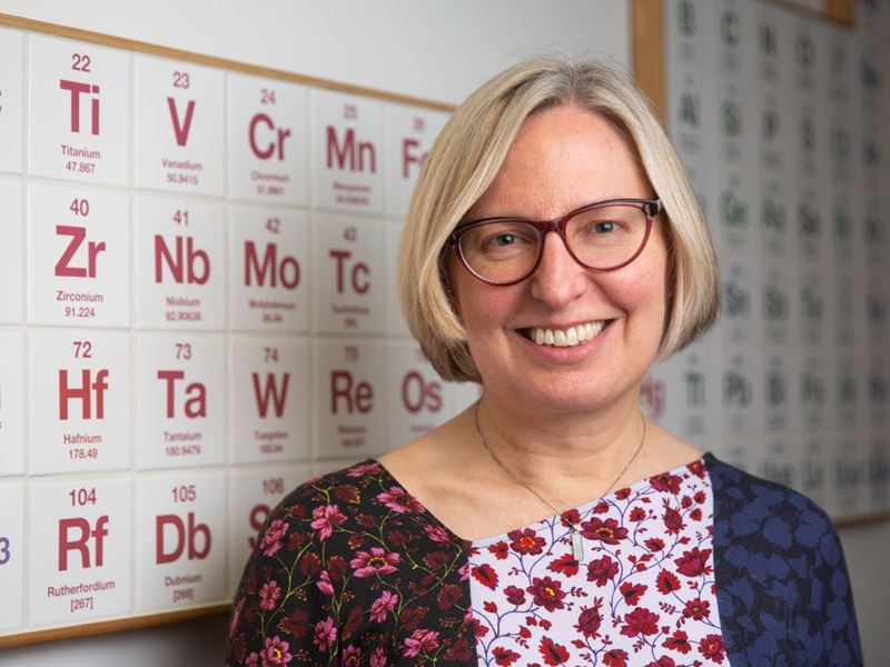 A portrait picture of Rebekah Ayres, the Royal Society of Chemistry's Director of People and Culture