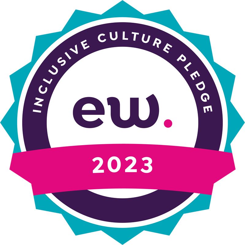 EWG logo - we are signed up to inclusive culture pledge