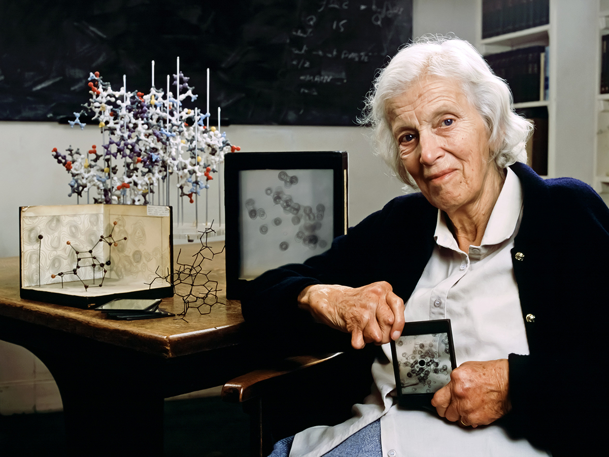 Dorothy Hodgkin black and white