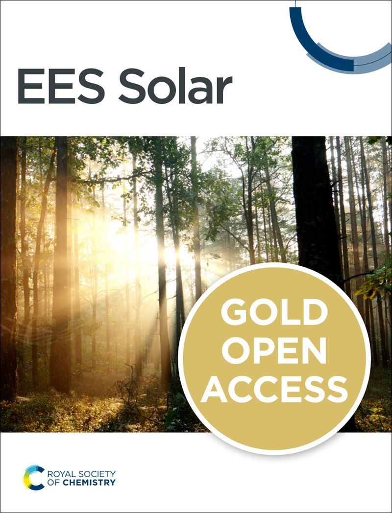 EES Solar journal cover image