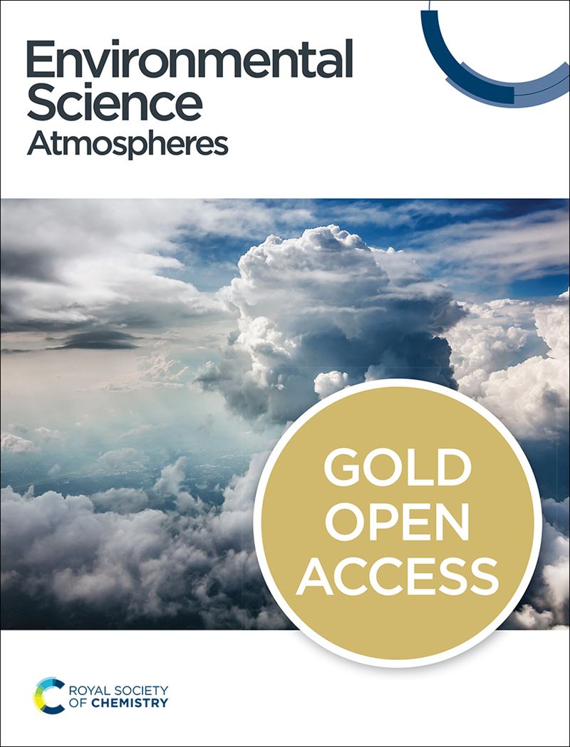 Environmental ֱapp: Atmospheres journal cover image