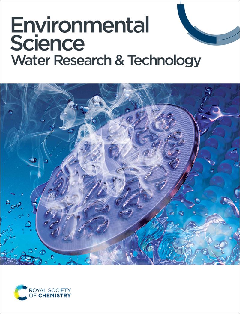 Environmental ֱapp: Water Research & Technology journal cover image