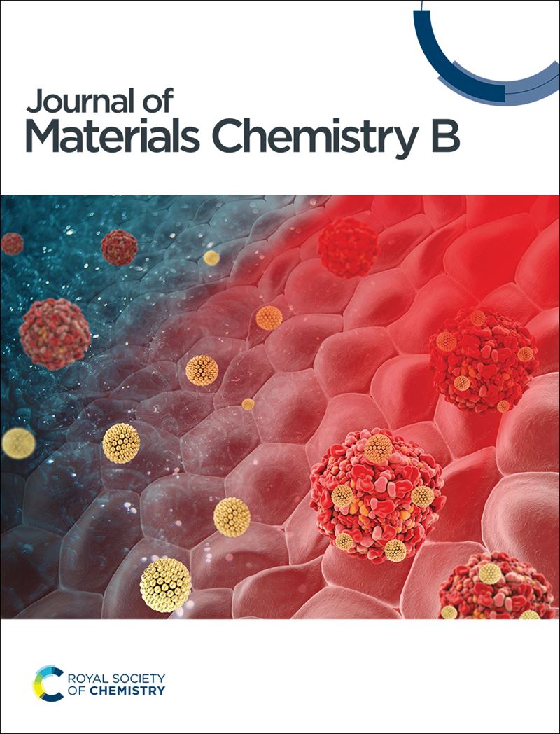 Journal of Materials Chemistry B front cover