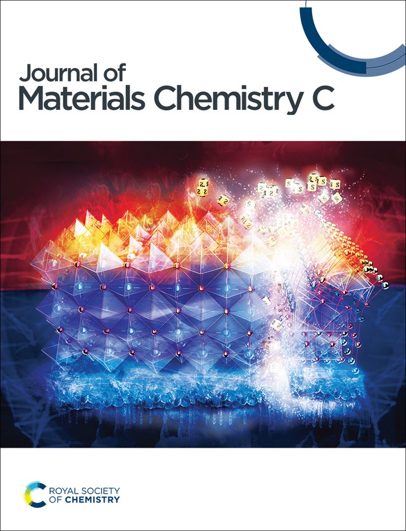 Journal of Materials Chemistry C front cover