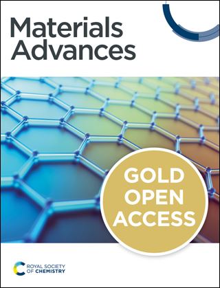 Materials Advances journal cover