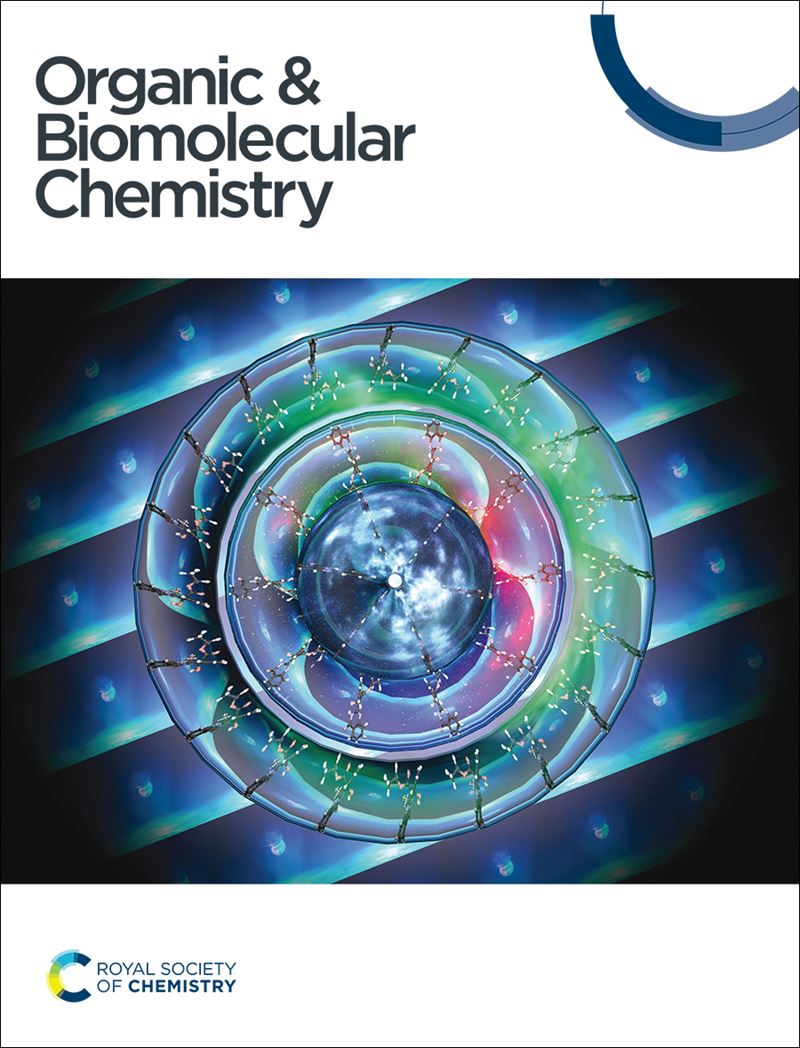 Organic & Biomolecular Chemistry journal front cover