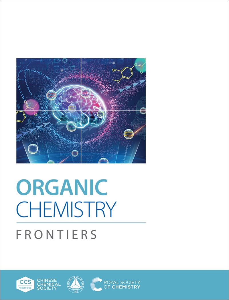 Organic Chemistry Frontiers journal front cover