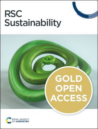 RSC Sustainability journal cover