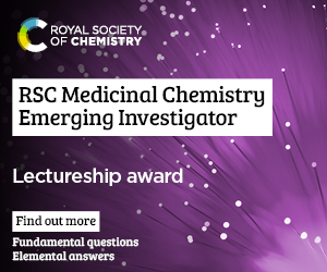 pharmaceutical chemistry research papers RSC Medicinal Chemistry lectureship advert