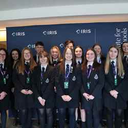 Limavady Grammar School students at the IRIS Student Conference