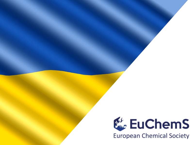 European Chemical Society logo with Ukraine flag