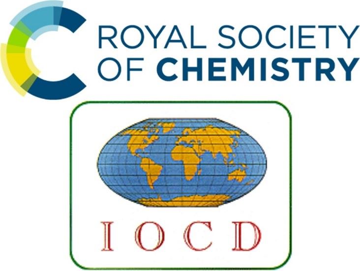 The logo of the Royal Society of Chemistry and, below, the logo of the International Organization for Chemical Sciences in Development (IOCD)