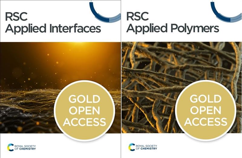 The report covers for RSC Applied Interfaces and RSC Applied Polymers