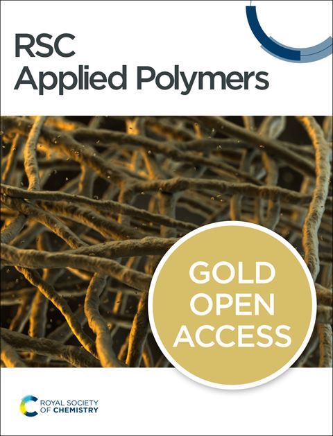 The front cover of the new RSC Applied Polymers journal