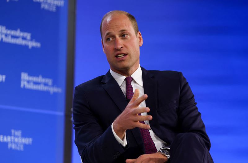 Prince William, Prince of Wales, speaks during the second Earthshot Prize Innovation Summit in New York City on September 19, 2023