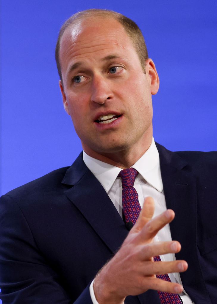A picture of Prince William from the Earthshot Prize nomination announcement