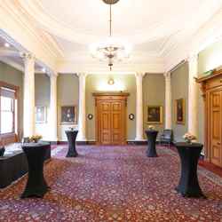 council room set up for drinks reception