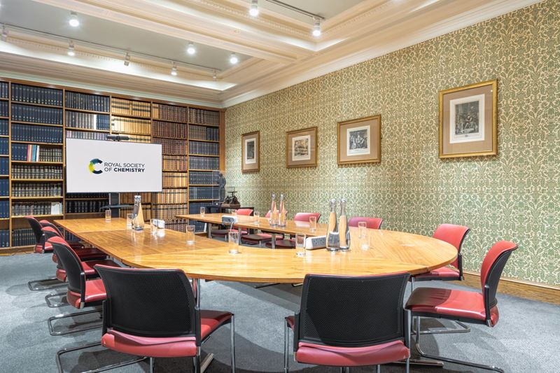 priestley room with large meeting table and chairs