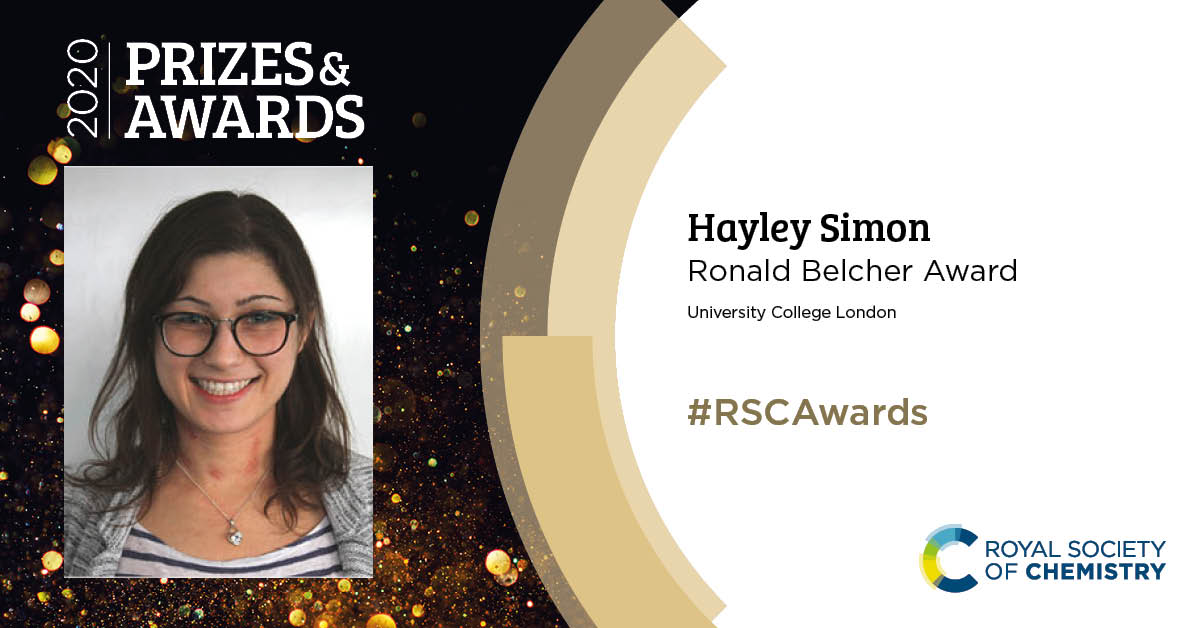Hayley Simon | Ronald Belcher Award winner 2020