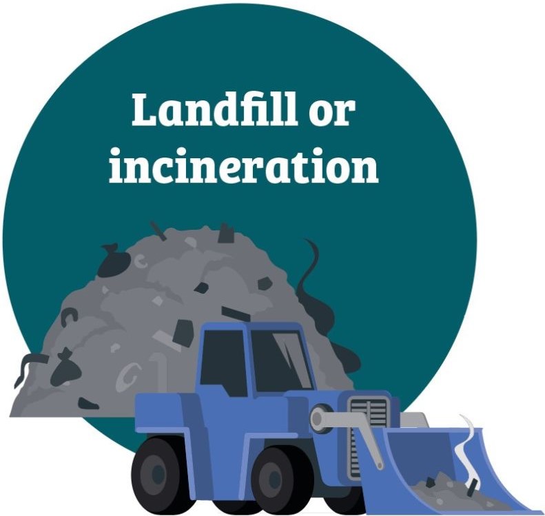 Landfill or incineration