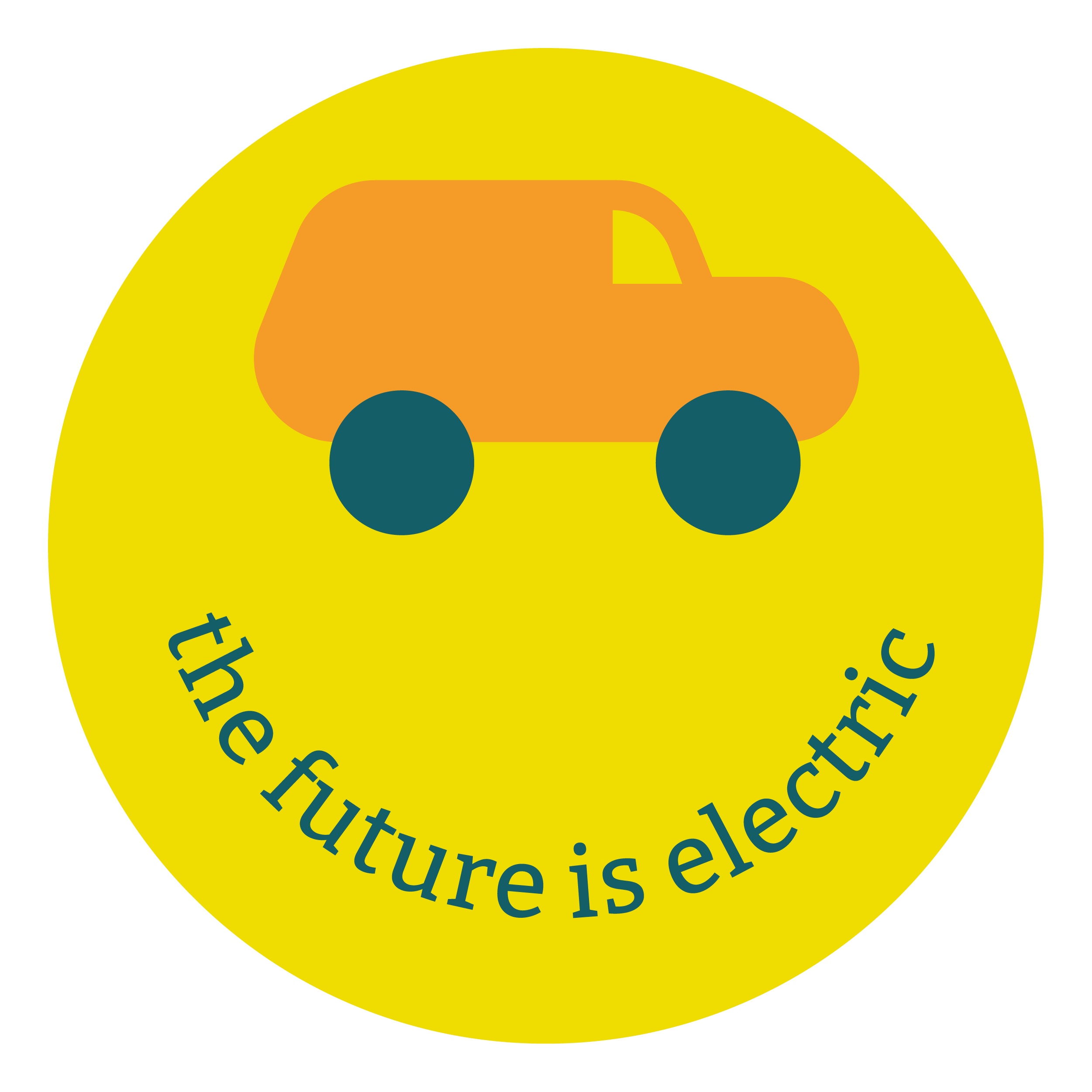 The future is electric Instagram sticker.png